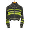 メゾンスペシャル MAISON SPECIAL Front Zip Mesh Border Knitwear レディース FREE