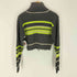 メゾンスペシャル MAISON SPECIAL Front Zip Mesh Border Knitwear レディース FREE