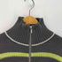メゾンスペシャル MAISON SPECIAL Front Zip Mesh Border Knitwear レディース FREE