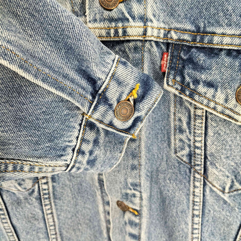 リーバイス Levis 90S USA製 ボタン裏715 70507-0389 デニムジャケット メンズ import:M