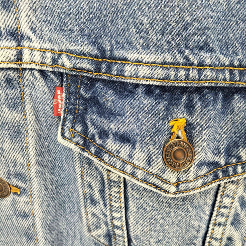 リーバイス Levis 90S USA製 ボタン裏715 70507-0389 デニムジャケット メンズ import:M