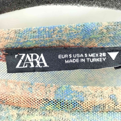 ザラ ZARA メッシュレオタードトップ レディース import:S