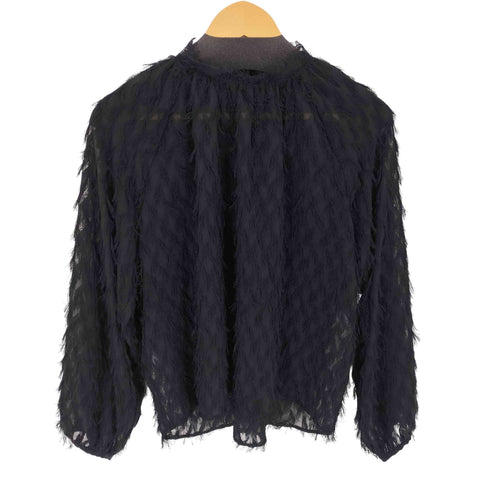 ザラ ZARA フリンジシアートップス レディース import:S