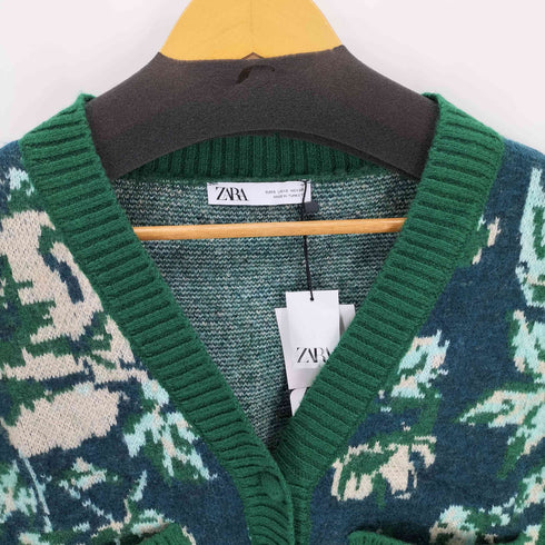 ザラ ZARA ジャガードニットベスト レディース import:S