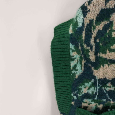 ザラ ZARA ジャガードニットベスト レディース import:S