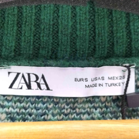 ザラ ZARA ジャガードニットベスト レディース import:S