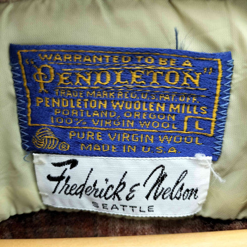 ペンドルトン PENDLETON 70s USA製 開襟 L/S ボードシャツ メンズ JPN:L