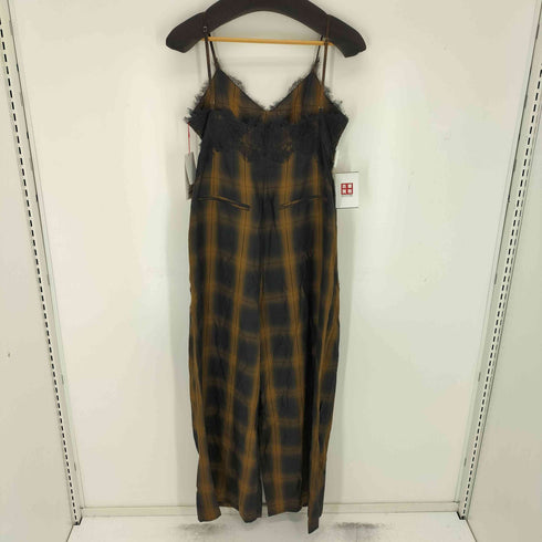 メゾンスペシャル MAISON SPECIAL 25SS Plaid Lace Camisole All-In-One レディース 38