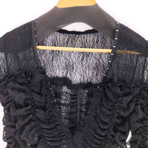 プランクプロジェクト PRANK PROJECT Lace Gathered Top レディース FREE