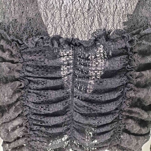 プランクプロジェクト PRANK PROJECT Lace Gathered Top レディース FREE