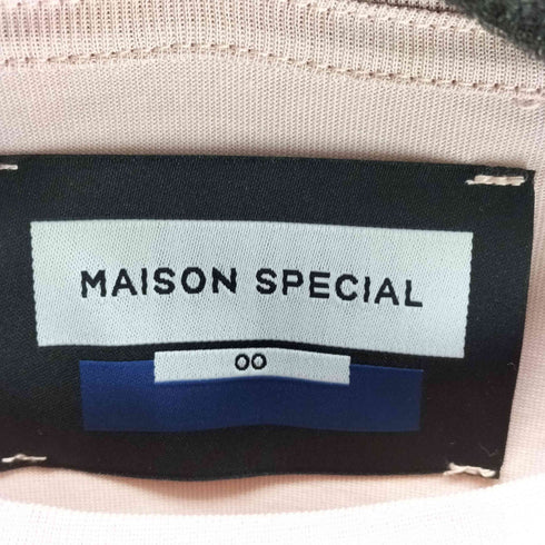 メゾンスペシャル MAISON SPECIAL Plating Prime-Over Crew Neck Long Sleeve T-Shirt メンズ JPN:0