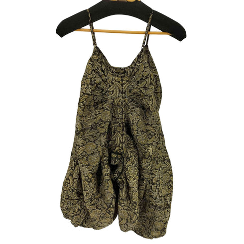アメリ AMERI INDIA PRINT TURN OVER BLOUSE レディース FREE