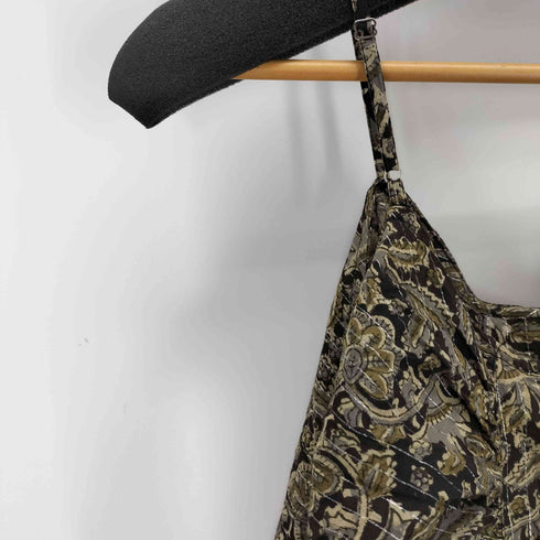 アメリ AMERI INDIA PRINT TURN OVER BLOUSE レディース FREE