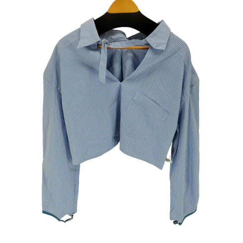 クヌースマーフ Knuth Marf 2way stripe volume shirt レディース FREE