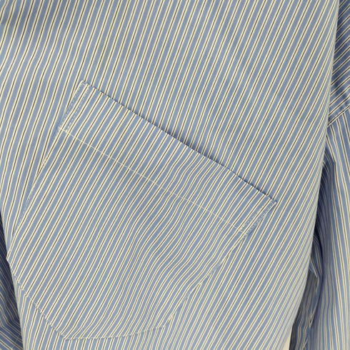 クヌースマーフ Knuth Marf 2way stripe volume shirt レディース FREE