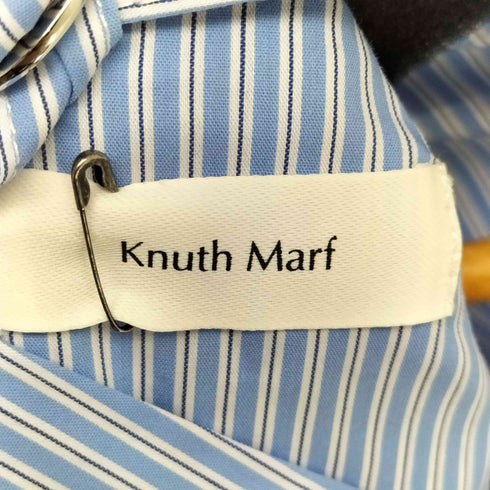 クヌースマーフ Knuth Marf 2way stripe volume shirt レディース FREE