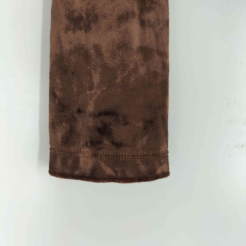 ビューティーアンドユースユナイテッドアローズ BEAUTY & YOUTH UNITED ARROWS ベロアロングスリーブTシャツ レディース