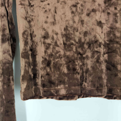 ビューティーアンドユースユナイテッドアローズ BEAUTY & YOUTH UNITED ARROWS ベロアロングスリーブTシャツ レディース