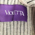 VIOLETTA ベルスリーブ配色リブニット レディース FREE