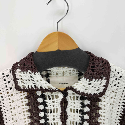 トゥデイフル TODAYFUL Crochet Over Shirts レディース FREE