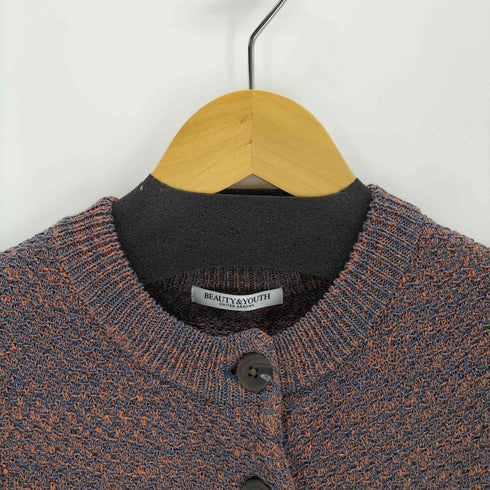ビューティーアンドユースユナイテッドアローズ BEAUTY & YOUTH UNITED ARROWS フロントボタン ミックスカラー ニット ベスト -ウォッシャブル- レディース