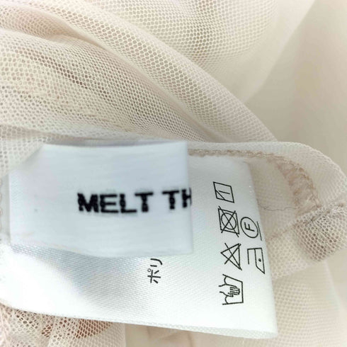 メルトザレディ Melt the lady シアーブラウス レースシャツチュニック レディース FREE
