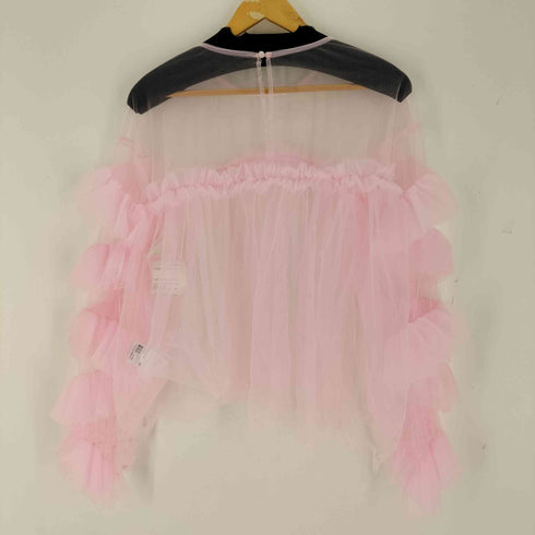 ANDRESD decorative tulle tops レディース FREE