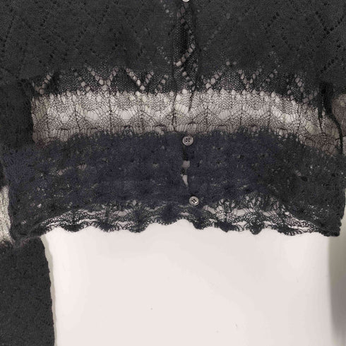 プランクプロジェクト PRANK PROJECT Mohair Lace Cropped Cardigan レディース FREE