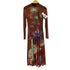 アメリ AMERI SMOKE FLOWER FLARE DRESS レディース JPN:S