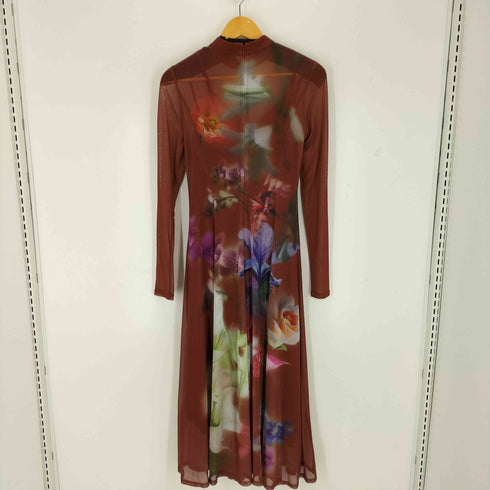 アメリ AMERI SMOKE FLOWER FLARE DRESS レディース JPN:S