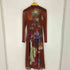 アメリ AMERI SMOKE FLOWER FLARE DRESS レディース JPN:S