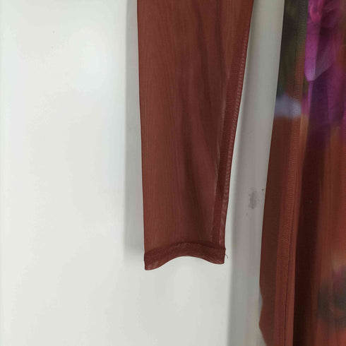 アメリ AMERI SMOKE FLOWER FLARE DRESS レディース JPN:S