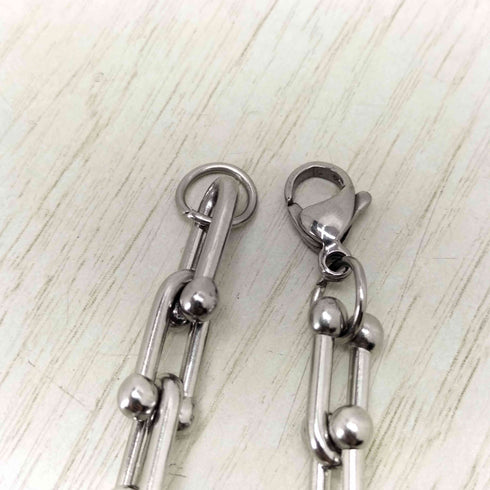 デザインチェーンネックレス メンズ