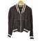 ミチコロンドン MICHIKO LONDON クロップド レーシング ボンバージャケット レディース