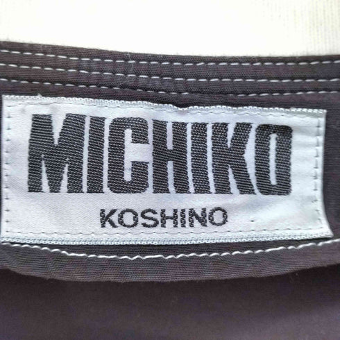 ミチコロンドン MICHIKO LONDON クロップド レーシング ボンバージャケット レディース