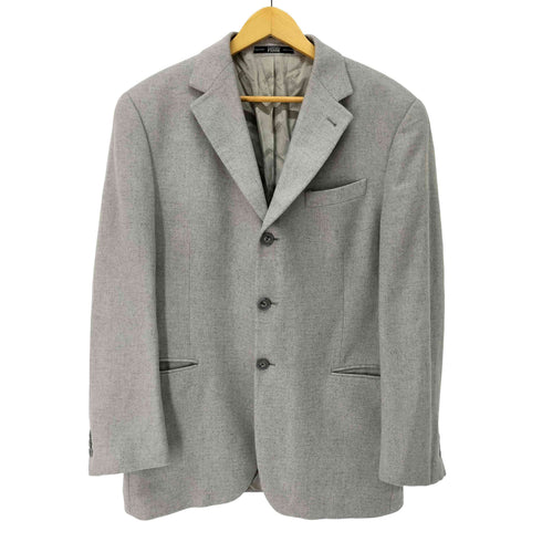 ジャンフランコフェレ GIANFRANCO FERRE カシミヤ100% 3B シングル テーラードジャケット オーバーサイズ メンズ EUR:52