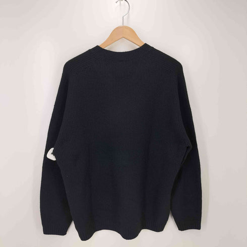 ユニクロ UNIQLO 3DスフレヤーンVネックセーター メンズ JPN:L