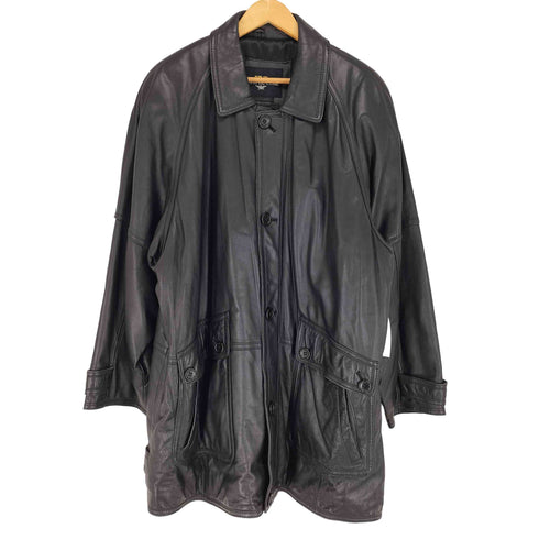 Anna de Colle LAMB LEATHER レザーカーコート メンズ 3L