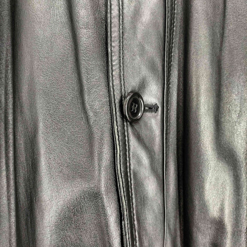 Anna de Colle LAMB LEATHER レザーカーコート メンズ 3L