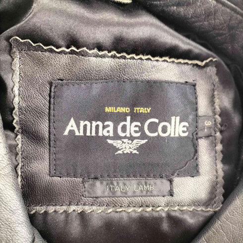 Anna de Colle LAMB LEATHER レザーカーコート メンズ 3L