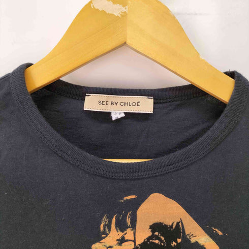 シーバイクロエ SEE BY CHLOE プリント Tシャツ ピチT レディース FR:40