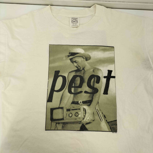 90S WILD OATS ボディ USA製 pest 両面 フォト プリント Tシャツ 袖シングル コピーライト 1997 メンズ import:XL