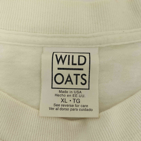 90S WILD OATS ボディ USA製 pest 両面 フォト プリント Tシャツ 袖シングル コピーライト 1997 メンズ import:XL