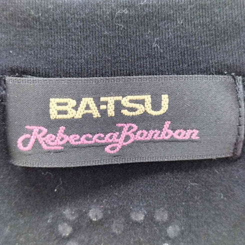 REBECCA BONBON BA-TSU ラインストーン チェーン クロップド Tシャツ ピチT レディース JPN:M