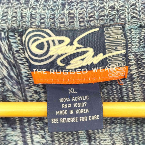 the rugged wear 90S 韓国製 3Dニット メンズ import:XL