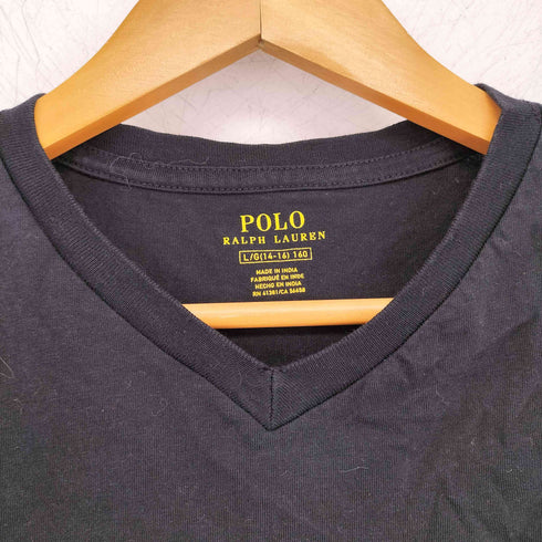 ポロラルフローレン POLO RALPH LAUREN ロゴ刺繍 クルーネック ショートスリーブ Tシャツ レディース import:L