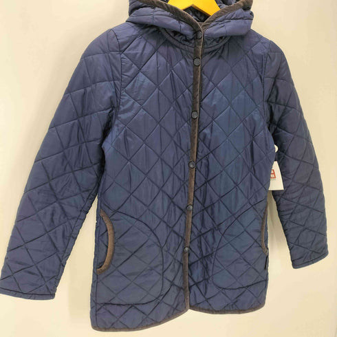 ラベンハム LAVENHAM 英国製 コーデュロイパイピング フーデッド キルティング ジャケット レディース EUR:38