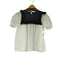 ザラ ZARA コンビポプリンブラウス レディース import:M