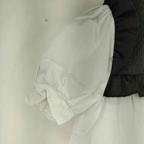 ザラ ZARA コンビポプリンブラウス レディース import:M