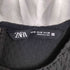 ザラ ZARA コンビポプリンブラウス レディース import:M